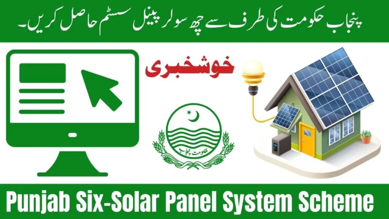 E-Portal Application Process for Six-Panel Solar System Scheme by Punjab Government 2024