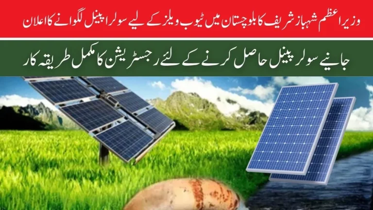 PM Shehbaz Sharif’s Announcement of Solarisation of Tube Wells in Balochistan